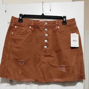 Free people mini skirt
